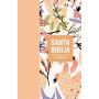 Biblia RVR 1960 Letra Grande Tamaño Manual Símil Piel Naranja Clara