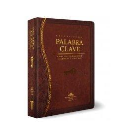 Biblia RVR 1960 de Estudio Palabra Clave Piel Marrón