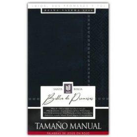 Biblia RVR 1960 de Promesas Tamaño Manual Edición Negro Imitación Piel con Índice