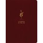 Biblia RVR 1960 de Estudio del Diario Vivir Letra Grande Símil Piel Vino Tinto Índice Letra Roja