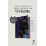 Biblia NTV Letra Grande Tamaño Manual con Filament Símil Piel Azul Oscuro Letra Roja