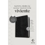 Biblia NTV Letra Grande Tamaño Manual con Filament Símil Piel Negro Índice Letra Roja