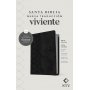 Biblia NTV Letra Grande Tamaño Manual con Filament Símil Piel Negro Letra Roja