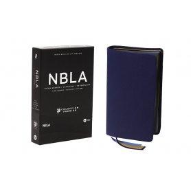 Biblia NBLA Ultrafina Letra Grande Colección Premier Azul Marino Edición Limitada