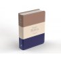 Biblia RVR 1960 Compacta Letra Grande 11 puntos Símil Piel Marrón Beige Negro