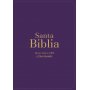 Biblia RVR 1960 Compacta Letra Grande 11 puntos Símil Piel Morado