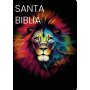 Biblia RVR 1960 Compacta Letra Grande 11 puntos Símil Piel Negro León Colores