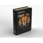 Biblia RVR 1960 Compacta Letra Grande 11 puntos Símil Piel Negro León Dorado