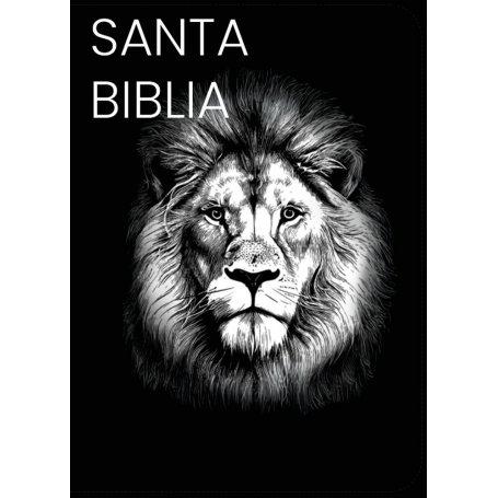 Biblia RVR 1960 Compacta Letra Grande 11 puntos Símil Piel Negro León Grafity