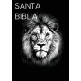 Biblia RVR 1960 Compacta Letra Grande 11 puntos Símil Piel Negro León Grafity