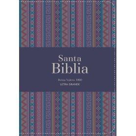 Biblia RVR 1960 Compacta Letra Grande 11 puntos Símil Piel Andina Morado