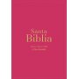 Biblia RVR 1960 Compacta Letra Grande 11 puntos Símil Piel Fucsia
