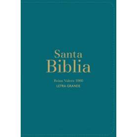 Biblia RVR 1960 Compacta Letra Grande 11 puntos Símil Piel Pino Verde