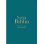 Biblia RVR 1960 Compacta Letra Grande 11 puntos Símil Piel Pino Verde