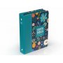 Biblia RVR 1960 Compacta Letra Grande 11 puntos Símil Piel Verde Turquesa con Cierre y Índice