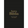 Biblia RVR 1960 Compacta Letra Grande 11 puntos Símil Piel Vinilo Negro con Mapas a color