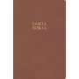 Biblia RVR 1960 Letra Gigante Café Madera Símil Piel