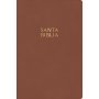 Biblia RVR 1960 Letra Gigante Café Madera Símil Piel con Índice