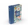 Biblia RVR 1960 Compacta Letra Grande 11 puntos Símil Piel Azul Cobalto Claro con Cierre y Índice