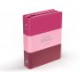Biblia RVR 1960 Compacta Letra Grande 11 puntos Símil Piel Fucsia Rosado Rojo Granate con Cierre y Índice
