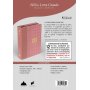 Biblia RVR 1960 Compacta Letra Grande 11 puntos Símil Piel Piel Rosa Oscuro con Cierre y Índice