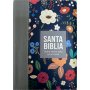 Biblia RVR 1960 Compacta Letra Grande 11 puntos Símil Piel plomo con Cierre y Índice