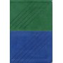 Biblia RVR 1960 NKJV Bilingüe Símil Piel Azul y Verde