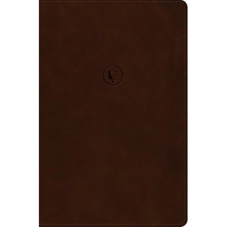 Biblia RVR 1960 de Estudio de César Vidal Café Símil Piel