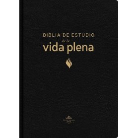 Biblia RVR 1960 de Estudio de la Vida Plena Piel Fabricada Negro con Índice