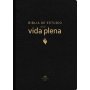 Biblia RVR 1960 de Estudio de la Vida Plena Piel Fabricada Negro con Índice