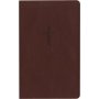 Biblia NTV Referencia Central Letra Grande con Filament Símil Piel Café Índice, Letra Roja