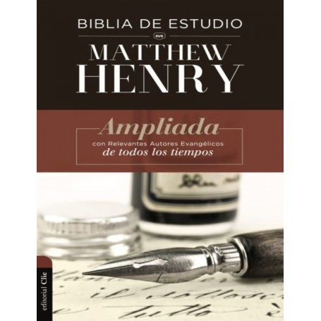 Biblia Estudio Matthew Henry RVR (Tapa Dura) - Matthew Henry
