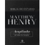 Biblia Estudio Matthew Henry RVR Piel Fabricada - Matthew Henry